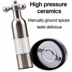 Macina Sale Pepe, Macina Sale Pepe In Acciaio Inox Da Cucina Fatto A Mano Regolabile Grande -Piccoli Elettrodomestici 91188132 3
