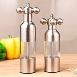 Macina Sale Pepe, Macina Sale Pepe In Acciaio Inox Da Cucina Fatto A Mano Regolabile Grande -Piccoli Elettrodomestici 91188132 5