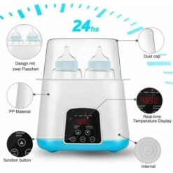 Scaldabiberon Con Funzione Di Mantenimento In Caldo, Sterilizzatore Scaldabiberon, Controllo Della Temperatura, Scaldabiberon, Scaldalatte E Sbrinatore Con Display LCD -Piccoli Elettrodomestici 91724564 3