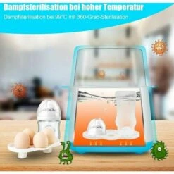 Scaldabiberon Con Funzione Di Mantenimento In Caldo, Sterilizzatore Scaldabiberon, Controllo Della Temperatura, Scaldabiberon, Scaldalatte E Sbrinatore Con Display LCD -Piccoli Elettrodomestici 91724564 4