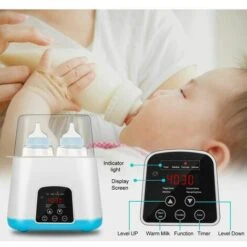 Scaldabiberon Con Funzione Di Mantenimento In Caldo, Sterilizzatore Scaldabiberon, Controllo Della Temperatura, Scaldabiberon, Scaldalatte E Sbrinatore Con Display LCD -Piccoli Elettrodomestici 91724564 5