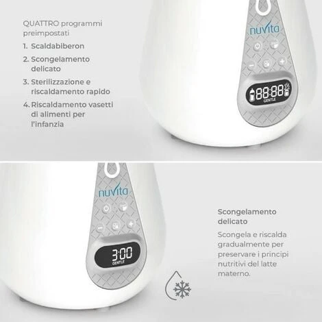 Nuvita Scaldabiberon Digitale Con Funzione Sterilizzatore 5 Nuvita Scaldabiberon Digitale Con Funzione Sterilizzatore - immagine 3