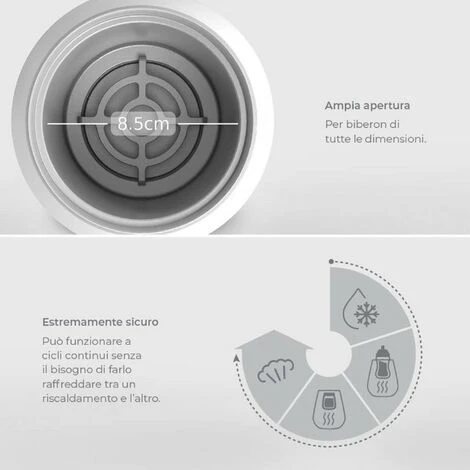 Nuvita Scaldabiberon Digitale Con Funzione Sterilizzatore 7 Nuvita Scaldabiberon Digitale Con Funzione Sterilizzatore - immagine 5