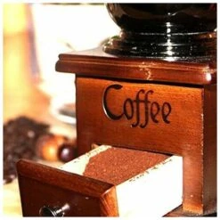 Macinacaffè Manuale Vintage In Ceramica, Caffettiera Portatile A Manovella Conica (lino) -Piccoli Elettrodomestici 92039467 5