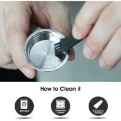 Capsule Caffè Riutilizzabili Acciaio Inox Capsule Caffè Riutilizzabili Filtro Tazza Compatibile Con LAVAZZA A MODO MIO JOLIE LAVAZZA A MODO MIO ESPRIA -Piccoli Elettrodomestici 93429357 3