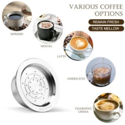 Capsule Caffè Riutilizzabili Acciaio Inox Capsule Caffè Riutilizzabili Filtro Tazza Compatibile Con LAVAZZA A MODO MIO JOLIE LAVAZZA A MODO MIO ESPRIA -Piccoli Elettrodomestici 93429357 4
