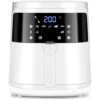 Aigostar White Cube - Friggitrice Ad Aria 7L 1900W, Friggitrice Senza Oilo 5-in-1, 7 Funzioni Preimpostate Con Schermo LED Cestello Removibile Anti Aderente, Mantenimento Calore, 20 Ricette Senza BPA -Piccoli Elettrodomestici 93438062 1