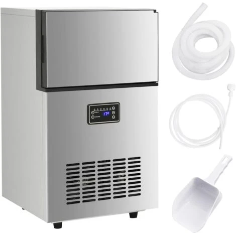 Macchina Per Ghiaccio Da 420 W Argento 45 Kg / 24 H VidaXL 3 Macchina Per Ghiaccio Da 420 W Argento 45 Kg / 24 H VidaXL