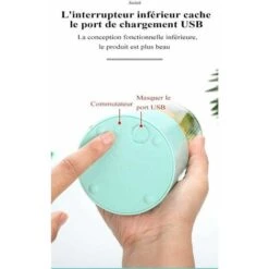 Frullatore Portatile, Spremiagrumi Con 450 Ml 6 Lame Senza BPA Per Sport E Viaggi, Mini Frullatore Per Frullati E Frappè, Regalo Di Natale Per Donne E Uomini (rosa) -Piccoli Elettrodomestici 94286647 4