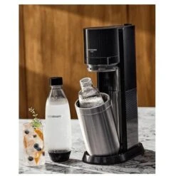Gasatore Acqua Sodastream Duo Nero Con Doppia Bottiglia In Vetro E PET - 2270148 -Piccoli Elettrodomestici 94722658 5