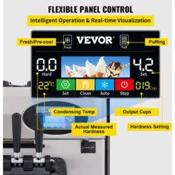 Macchina Gelato 6l2/h 2200w Vassoio Per Uova Lcd Pre-raffreddato 3 Gusti -Piccoli Elettrodomestici 95121720 5