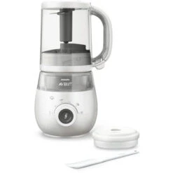 Philips Avent SCF883/01 - Robot Da Cucina 4 In 1 Per Porridge, Cottura A Vapore, Frigorifero, Congelamento E Riscaldamento Da Una Ciotola