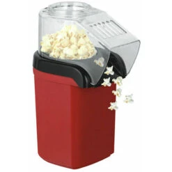POP'N'CORN - Macchina Per Popcorn Da 1100 W, Cottura Ad Aria Calda, Pronta In 3 Minuti, Spia Di Accensione, Rossa ， -Piccoli Elettrodomestici 96217899 3