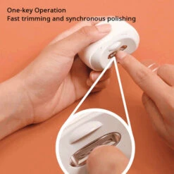 Seemagic Tagliaunghie Elettrico Automatico Con Illuminazione Tagliaunghie Anti-spruzzo Tagliaunghie Manicure Per Bambino Tagliaunghie Sicuro Per Adulti Manicure Bianco -Piccoli Elettrodomestici 96717050 3