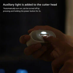 Seemagic Tagliaunghie Elettrico Automatico Con Illuminazione Tagliaunghie Anti-spruzzo Tagliaunghie Manicure Per Bambino Tagliaunghie Sicuro Per Adulti Manicure Bianco -Piccoli Elettrodomestici 96717050 4