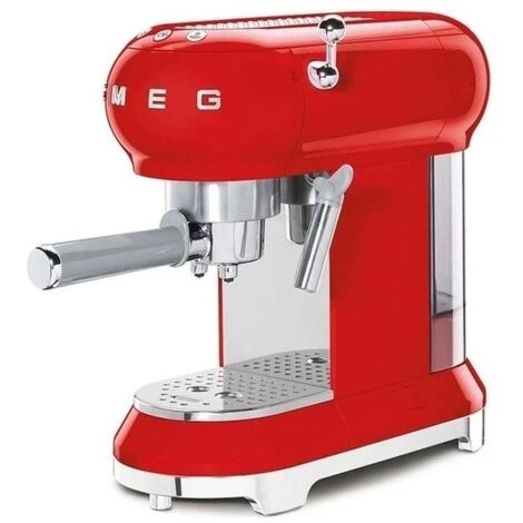 Smeg ECF01RDEU Estetica 50's Style Macchina Da Caffe' Espresso Capacita' 1 Litro Potenza 1350 W 2 Tazze Rosso 4 Smeg ECF01RDEU Estetica 50's Style Macchina Da Caffe' Espresso Capacita' 1 Litro Potenza 1350 W 2 Tazze Rosso - immagine 2