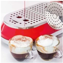Smeg ECF01RDEU Estetica 50's Style Macchina Da Caffe' Espresso Capacita' 1 Litro Potenza 1350 W 2 Tazze Rosso 10 Smeg ECF01RDEU Estetica 50's Style Macchina Da Caffe' Espresso Capacita' 1 Litro Potenza 1350 W 2 Tazze Rosso -Piccoli Elettrodomestici 97235251 4