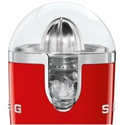Smeg CJF01RDEU Estetica 50's Style Spremiagrumi Elettrico Con Beccuccio Antigoccia In Acciaio Inox E Chiusura A Scatto Potenza 70 W Rosso -Piccoli Elettrodomestici 97235298 5