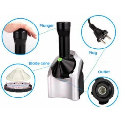 Gelatiera Elettrica Per Sorbetti Alla ITutta Per La Preparazione Di Dessert Gelato Vegani -Piccoli Elettrodomestici 97431482 3