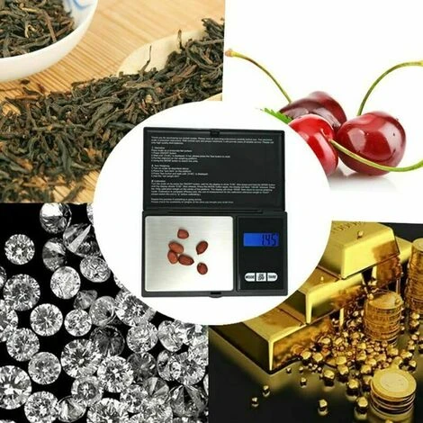 Bilancia Portatile, Bilancia Digitale Di Precisione Da 500 G 0,01 G, Mini Bilancia Digitale Tascabile, Funzione Tara, Display LCD 4 Bilancia Portatile, Bilancia Digitale Di Precisione Da 500 G 0,01 G, Mini Bilancia Digitale Tascabile, Funzione Tara, Display LCD - immagine 2