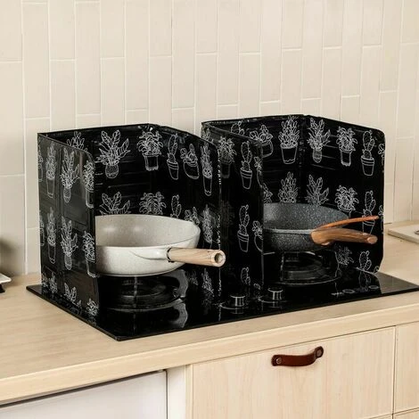 Proteggi Schermo Pieghevole Per Cucina Paraschizzi Pieghevole In Alluminio Paraschizzi Cucina Paraschizzi Pieghevole Per Cucina Proteggi Schermo Per Piano Cottura Backsplash 2 Pezzi Nero 5 Proteggi Schermo Pieghevole Per Cucina Paraschizzi Pieghevole In Alluminio Paraschizzi Cucina Paraschizzi Pieghevole Per Cucina Proteggi Schermo Per Piano Cottura Backsplash 2 Pezzi Nero - immagine 3