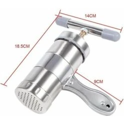 Macchina Manuale Della Tagliatella Della Macchina Della Tagliatella Del Creatore Della Tagliatella Macchina Della Pressa Della Tagliatella Dell'acciaio Inossidabile Con 5 Stampi Della Tagliatella Macc -Piccoli Elettrodomestici 98139683 4