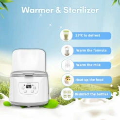 Scaldabiberon 4 In 1 Sterilizzatore A Vapore Per Biberon Scaldapappa Veloce Capacità Di 2 Biberon Temperatura Regolabile Con Display A LED Per Biberon, EU 400W 11 Scaldabiberon 4 In 1 Sterilizzatore A Vapore Per Biberon Scaldapappa Veloce Capacità Di 2 Biberon Temperatura Regolabile Con Display A LED Per Biberon, EU 400W -Piccoli Elettrodomestici 98707108 5