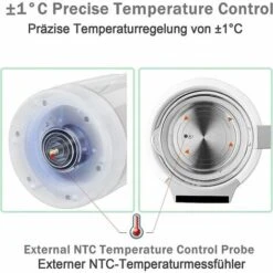 Scaldabiberon, Bollitore - Dispenser Istantaneo Di Acqua Calda Alla Perfetta Temperatura Della Bottiglia - Sostituisce I Tradizionali Scaldabiberon -Piccoli Elettrodomestici 98715810 2