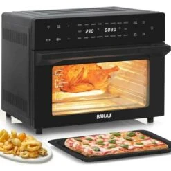 Forno Friggitrice Ad Aria Calda 30Lt Digitale 1800W Frigge Cuoce Senza Olio Nero -Piccoli Elettrodomestici 99493000 5