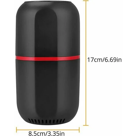 Macinacaffè Elettrico Da 150 W Macinacaffè In Grani Capacità 120 G Con Spazzola Per La Pulizia Cucchiaino 2 In 1 E Pressino (nero) 7 Macinacaffè Elettrico Da 150 W Macinacaffè In Grani Capacità 120 G Con Spazzola Per La Pulizia Cucchiaino 2 In 1 E Pressino (nero) - immagine 5