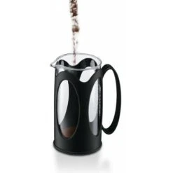 Caffettiera, Vetro Borosilicato - 3 Tazze (0,35 L), Nera -Piccoli Elettrodomestici 99783073 2